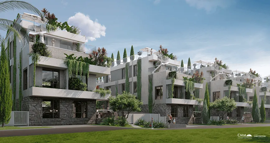 Tivat'ta denize yakın havuzlu yeni lüks kompleks